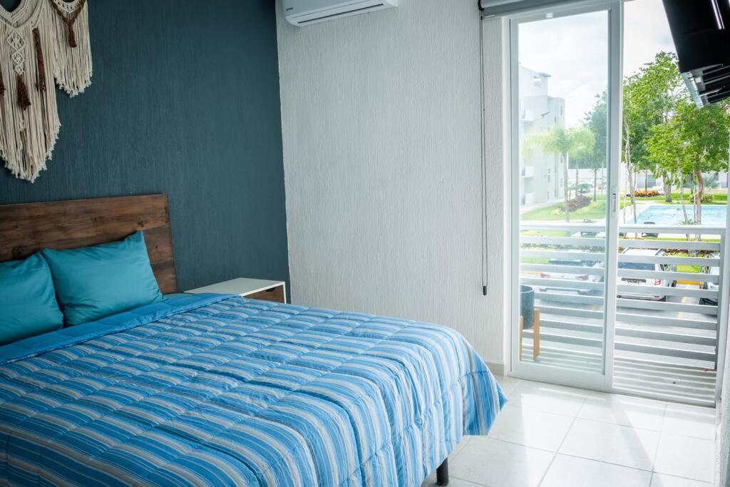Depto 2 Rec. Con Vista A La Piscina En C. Privada Apartamento